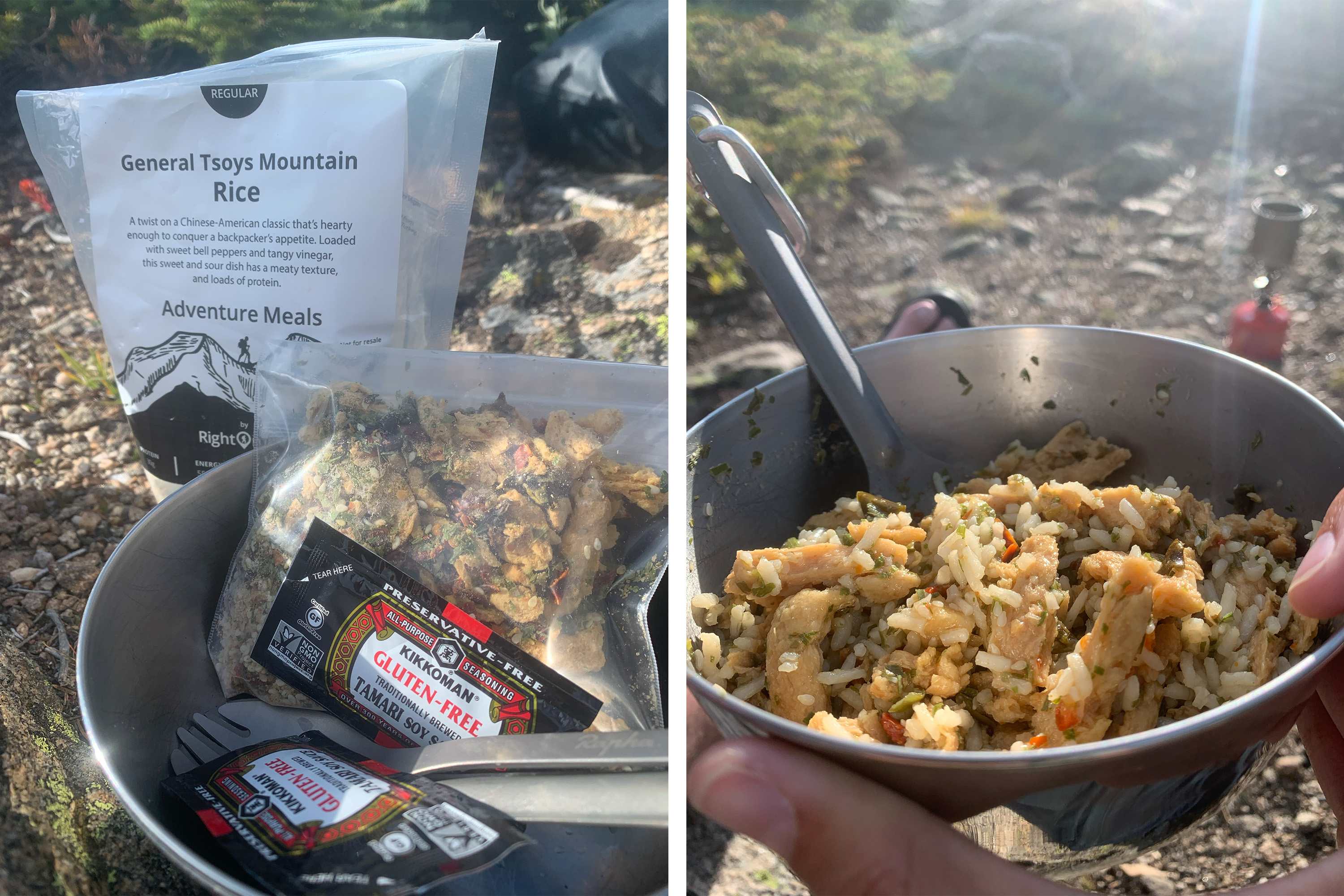vegan camping meals