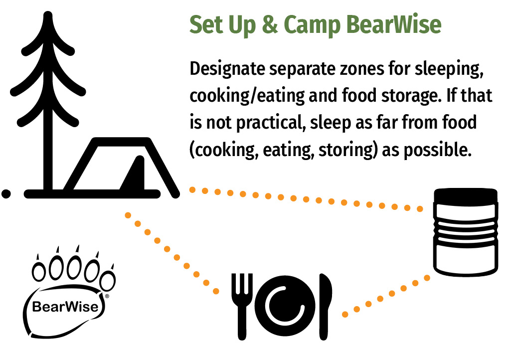 backcountry food storage and safety tips for bears