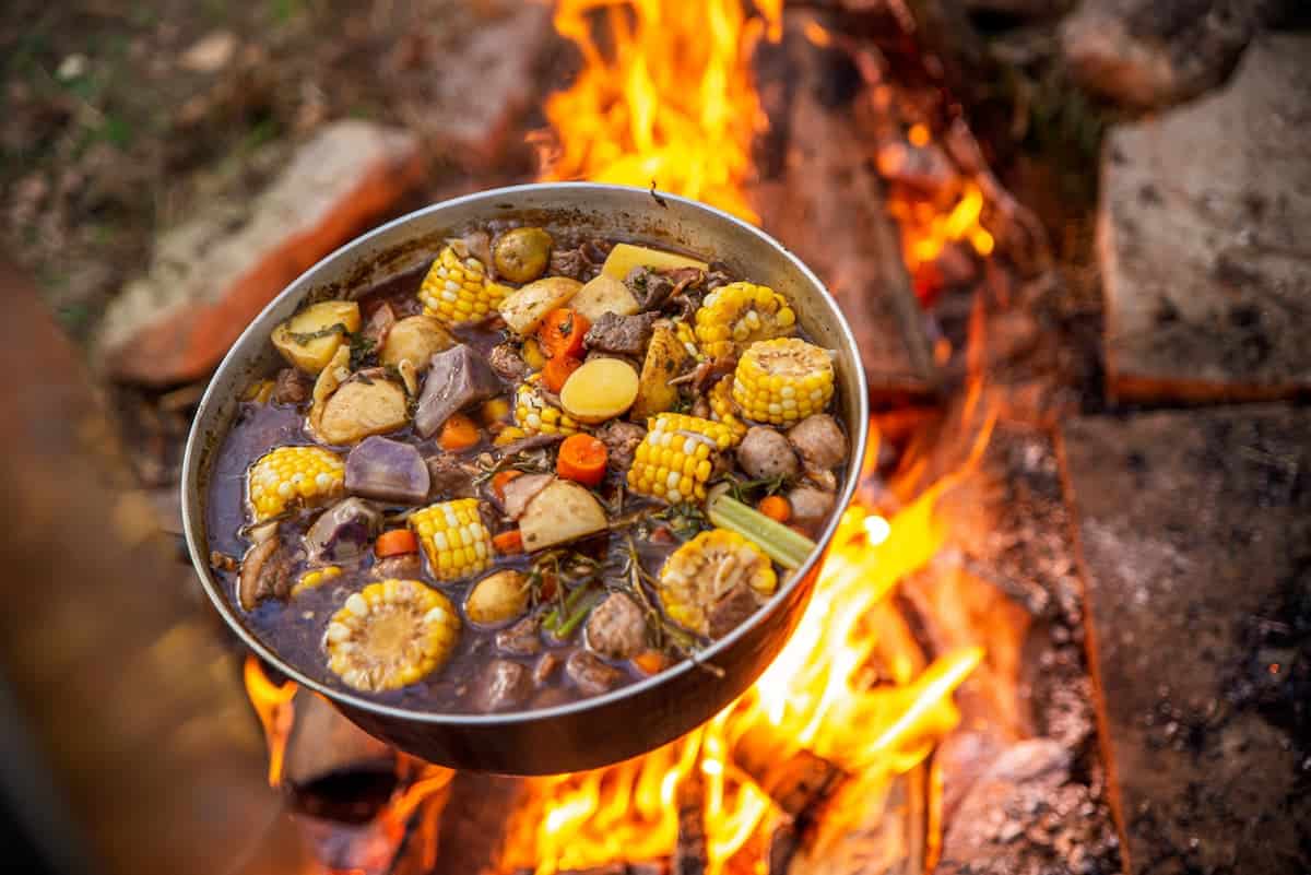 vegan camping meals