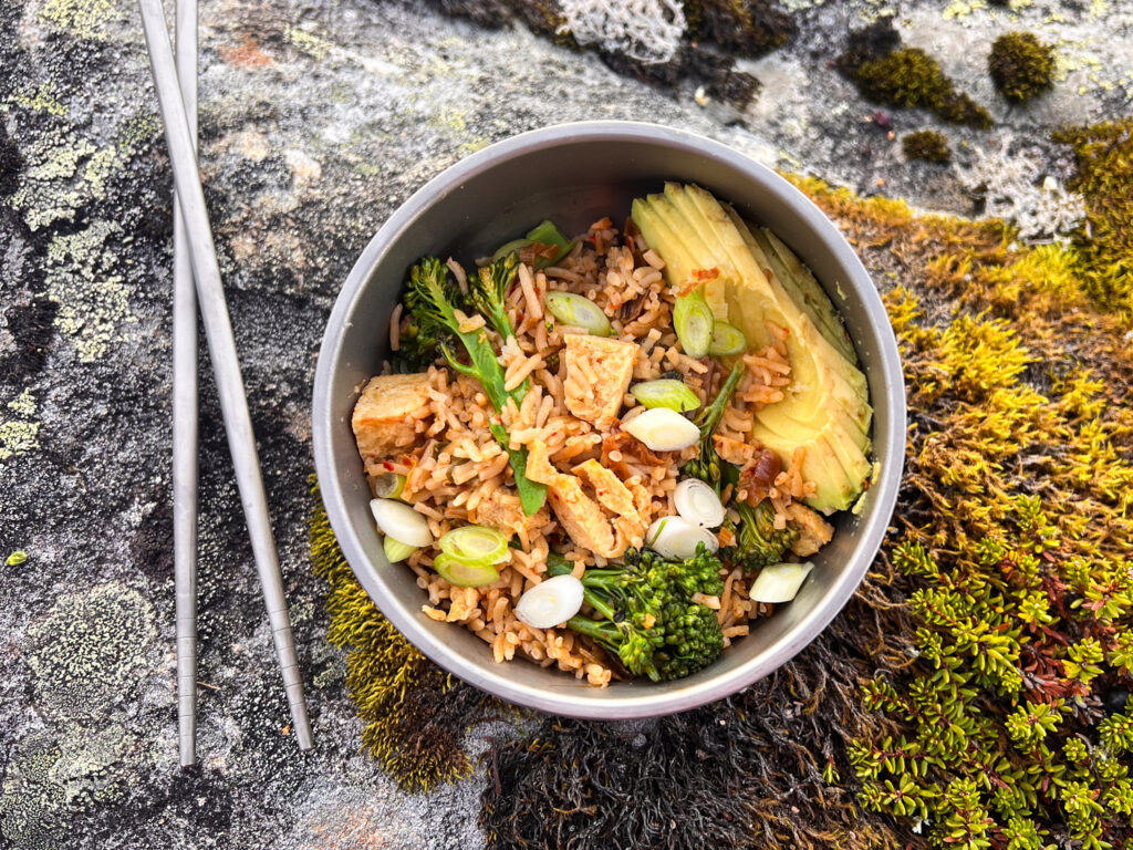 vegan camping meals