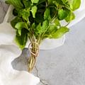 fresh mint leaves