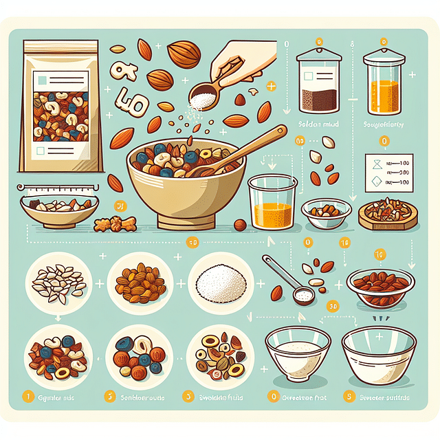 mixing keto trail mix