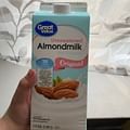 unsweetened almond milk carton
