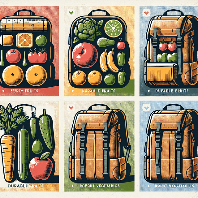 durable fruits and vegetables for backpacking