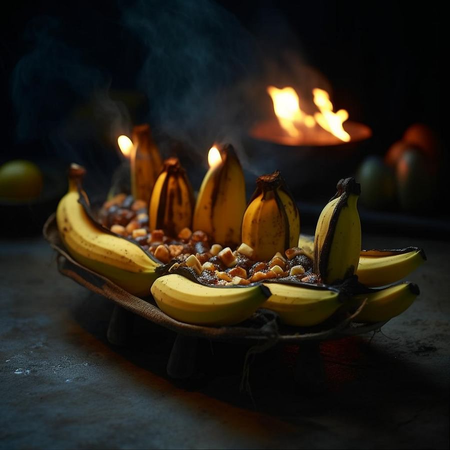 Campfire Banana Boats