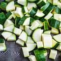 chopped zucchini
