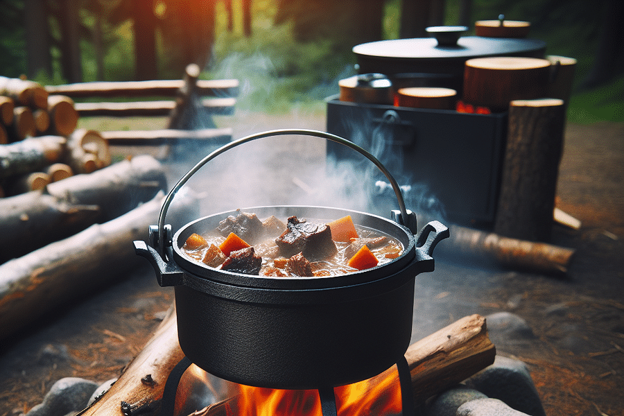 Beef Stew camping pot