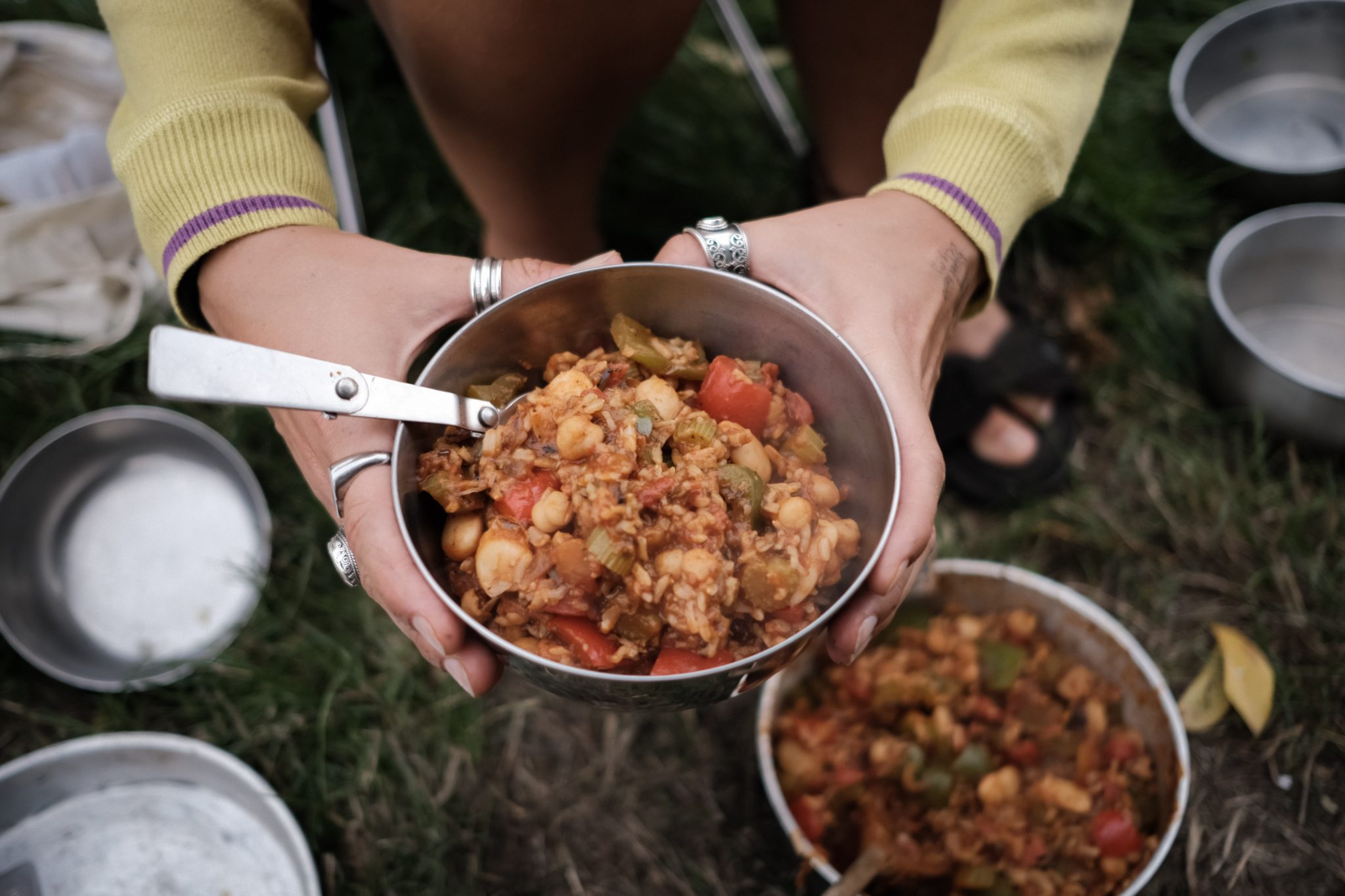 Camping Jambalaya one-pot