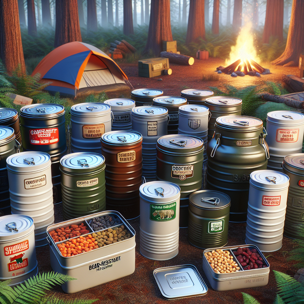 bear-resistant food canisters