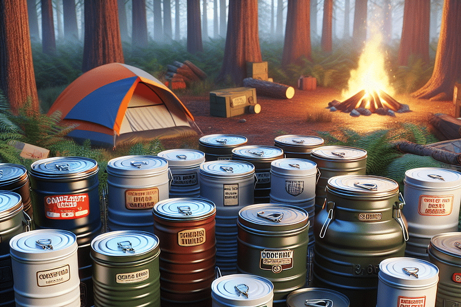 bear-resistant food canisters