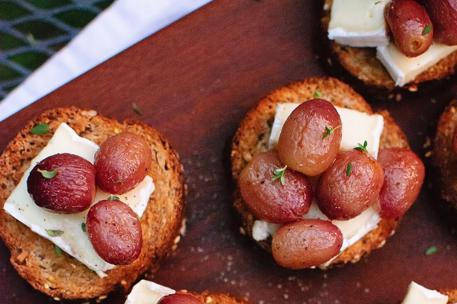 grapes outdoor snack