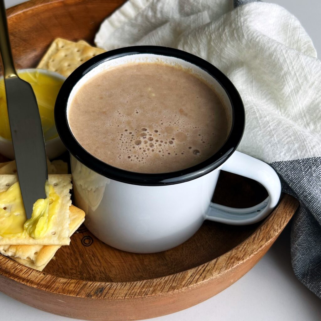 nutmeg hot cocoa camping