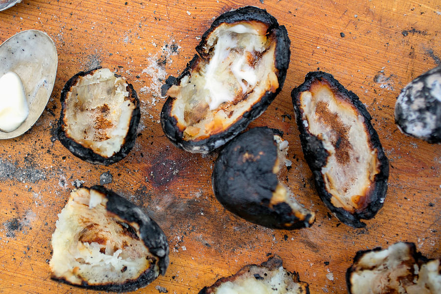 rosemary potatoes campfire