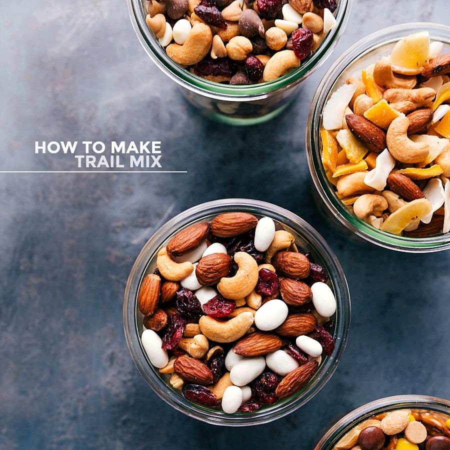 Do-it-yourself high protein trail mix for camping