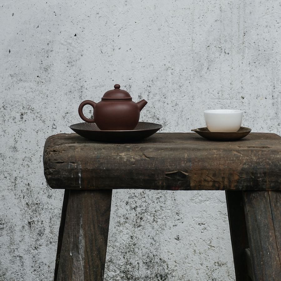 One-pot vegan meal being cooked at a campsite