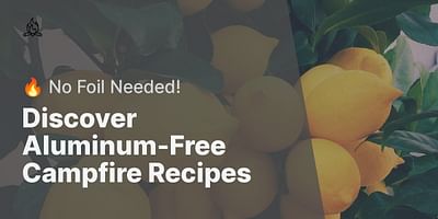 Discover Aluminum-Free Campfire Recipes - 🔥 No Foil Needed!