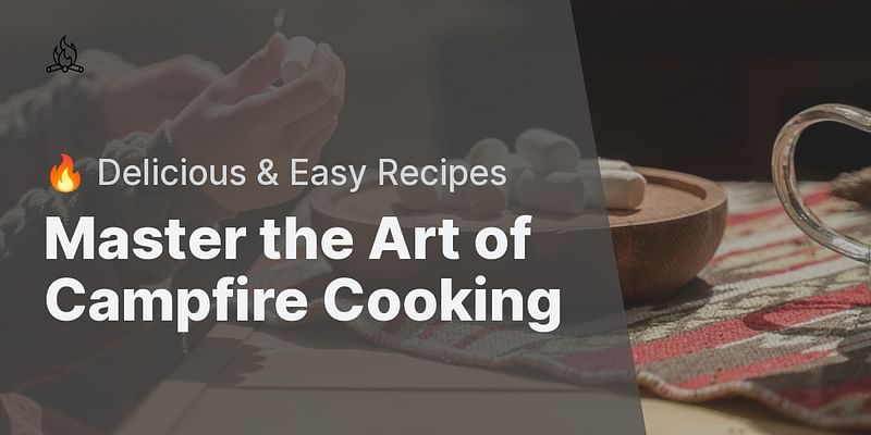 Master the Art of Campfire Cooking - 🔥 Delicious & Easy Recipes