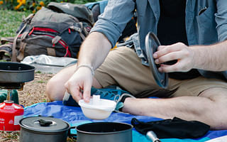 What equipment and food do you recommend for camping?
